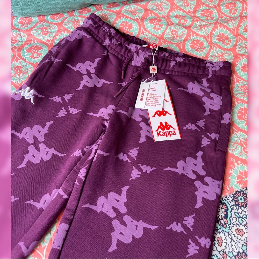 •BRAND NEW W/TAGS 2021 purple Kappa authentic Eloisa women’s joggers•